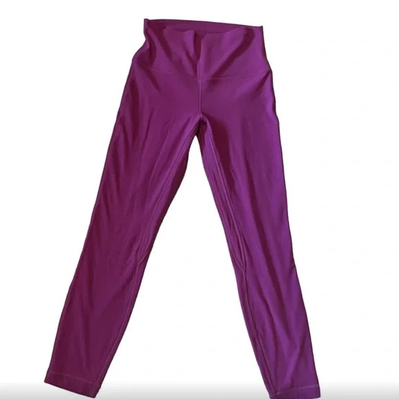Lululemon Purple Vivid Plum High Rise Align Leggings Size 6 NWOT - Picture 3 of 7